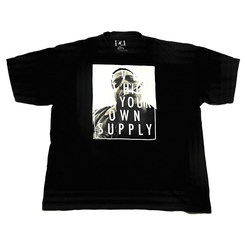 The Notorious B.I.G. Biggie Smalls T-shirt 2XL Never Get High Your Own Supply